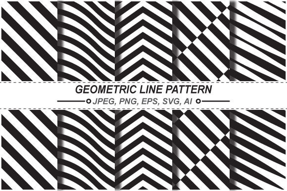Download Geometric Line Patterns - Premium Resources